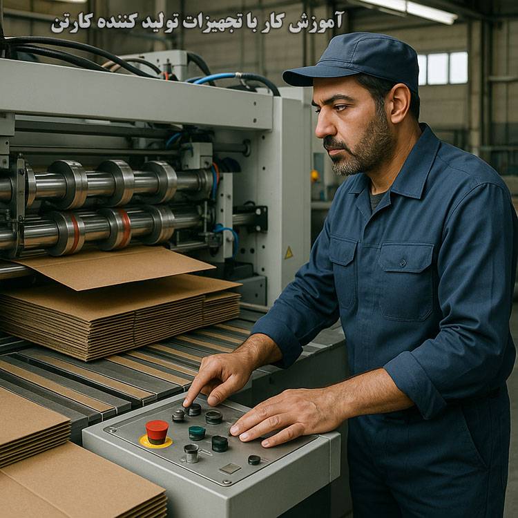 آموزش کار با تجهیزات تولید کننده کارتن شامل چه مواردی میشود