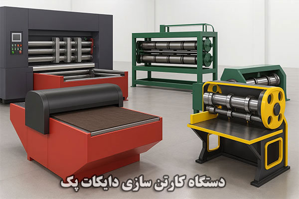 دستگاه کارتن سازی دایکات پک فروش انواع دستگاه کارتن سازی دایکات پک